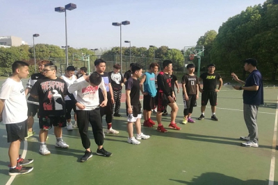 我院举办校园文化艺术节系列活动——三对三篮球选拔赛