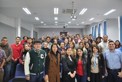 巴拿马留学生入学教育在我院报告厅圆满结束