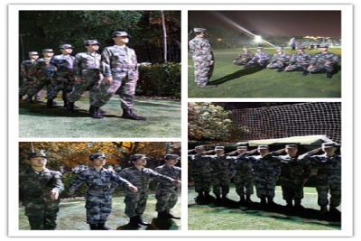 我校大学生国防协会开展首次夜间训练