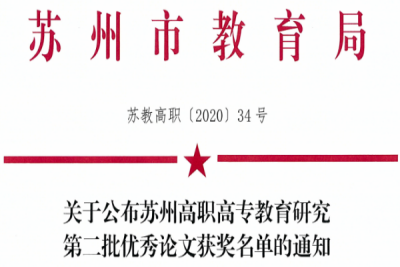 我校论文喜获市教育局教育研究优秀论文奖
