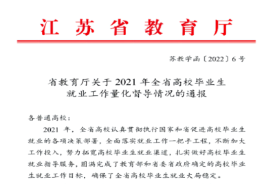 再创佳绩丨我校连续两年被评为全省高校毕业生就业工作量化督导A等高校