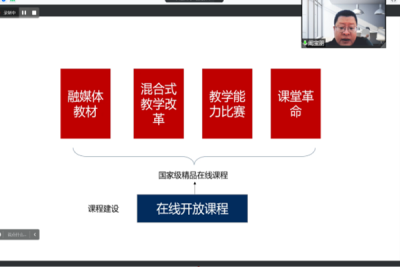 我校举办“在线课程建设”线上培训