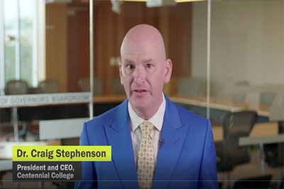 Keynote Speech at CACIE 2021 Forum on Chinese-Foreign Cooperation In Higher Vocational Education by Dr. Craig Stephenson, President and CEO of Centennial College