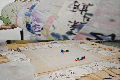 “师韵流转,扇绘雅集” —— 商学院举办漆扇DIY非遗文化师生互动体验活动